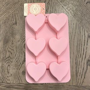 Valentine’s Pink Heart Silicone Mold